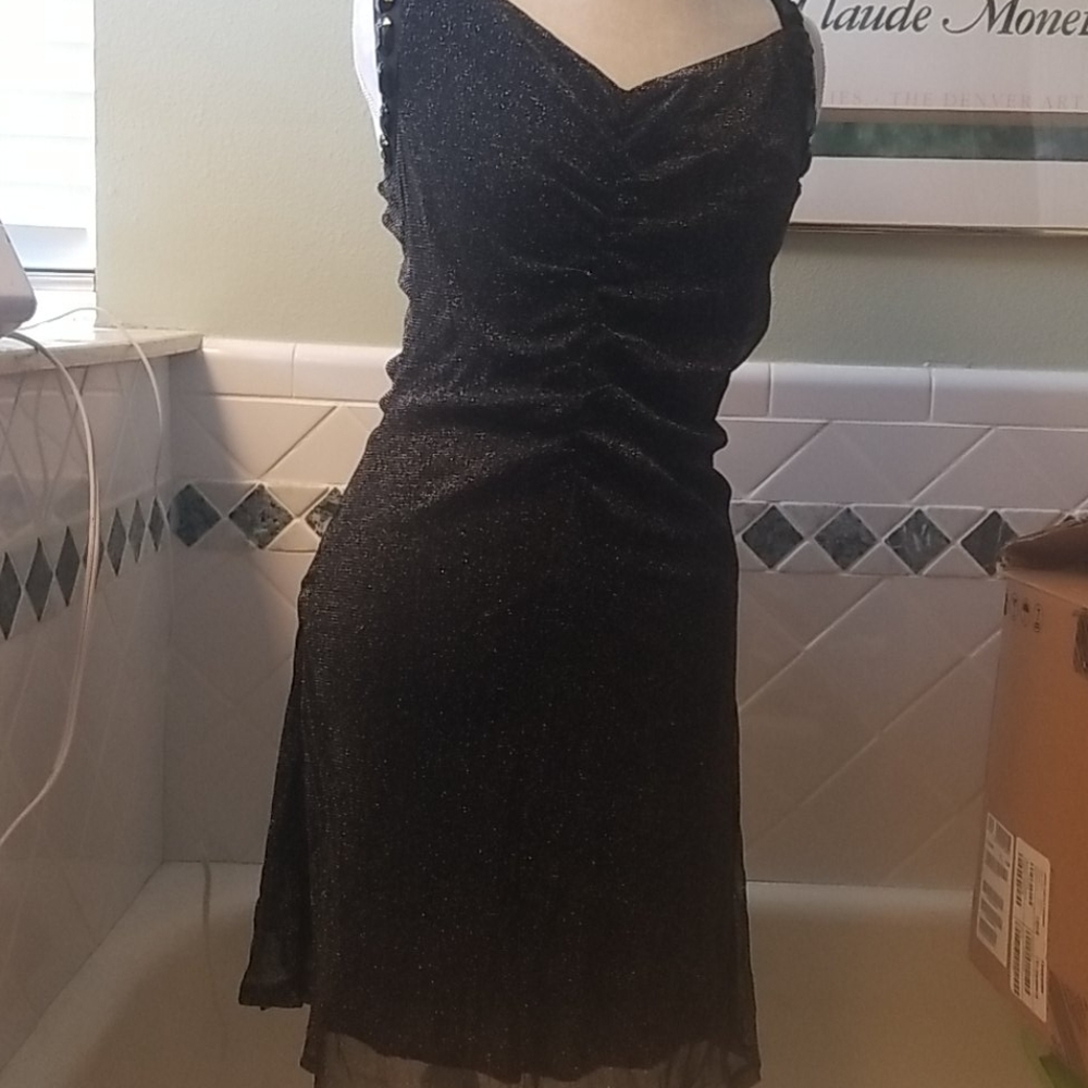 Shimmery strappy dress
